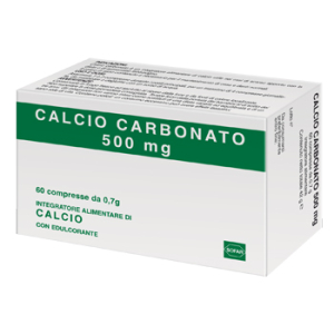 calcio carbonato 60 compresse bugiardino cod: 901917841 