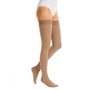 Calza autoreggente corta cotton mediven classe di compressione 1 punta aperta 2 y55910