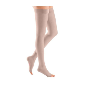 Calza elastocompressiva medicale medi in cotone classe uno con reggicalze taglia 3 – the perfect support and comfort
