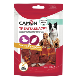 Cerca Prezzi di camon cane snack quadrotti all'anatra & patata dolce 80 gr e acquista online