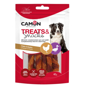 Cerca Prezzi di camon cane snack treats mini riccioli anatra pollo 40g e acquista online
