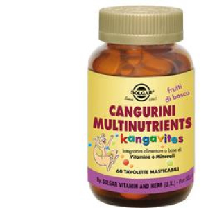 cangurini multinutrients frutti bosco 60 bugiardino cod: 903110904 