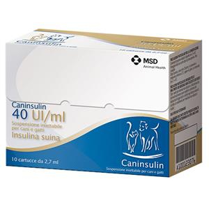 caninsulin intramuscolo sc 10cart 2,7ml bugiardino cod: 100123076 