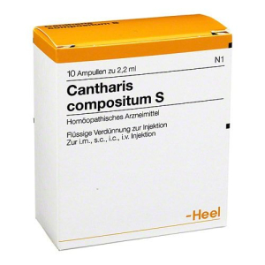 cantharis compatta 10f 2,2ml heel bugiardino cod: 800146033 