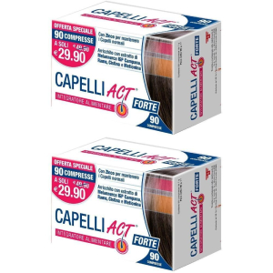 Cerca Prezzi di capelli act forte 90 compresse 2x90 pz e acquista online