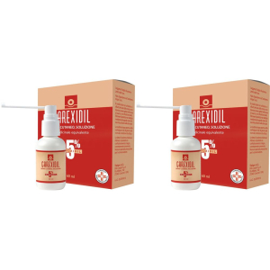 Cerca Prezzi di carexidil 5% spray cutaneo, soluzione set da 2 2x60 ml spray e acquista online