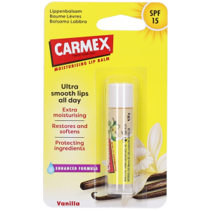 Carmex balsamo labbra vaniglia spf15 4,25 g protezione per le labbra