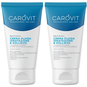 Cerca Prezzi di Carovit Programma Solare Crema Fluida Idratazione e Sollievo 2x150 ml e acquista online