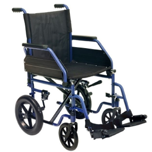 Carrozzina easy wheel transit 17 blu 43 cm