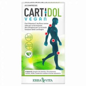 cartidol vegan 45 compresse bugiardino cod: 975453820 