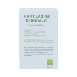 cartilagine squalo polvere 60 capsule bugiardino cod: 923427660 