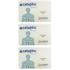 Cerca Prezzi di Catalitic Oligoelementi Zinco Rame Zn-Cu 20 Fiale 2 ml 3x20 Pezzi Flaconc e acquista online