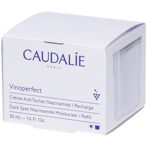 Caudalie vinoperfect ricarica crema illuminante anti-macchie - refill crema viso da giorno con niacinamide - 50 ml