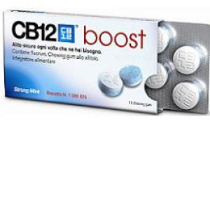 cb12 boost 10chewing-gum bugiardino cod: 925930202 