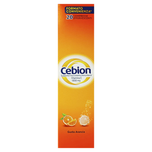 Cebion effervescente gusto arancia vitamina c 20 compresse