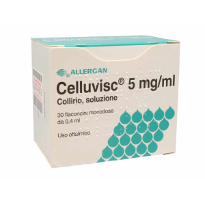 celluvisc 5 mg-ml collirio 30 flaconcini bugiardino cod: 034447045 