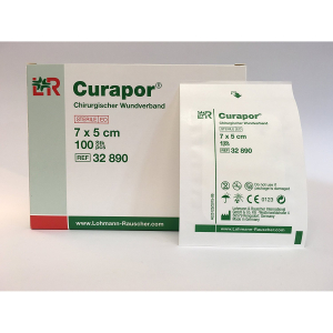 cer curapor 7x5cm sterile 100 pezzi bugiardino cod: 936004605 