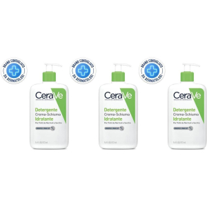 Cerca Prezzi di cerave crema schiumogena detergente idratante 3x473 ml e acquista online