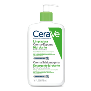 Cerave crema schiumogena detergente idratante per pelli da normali a secche 473ml