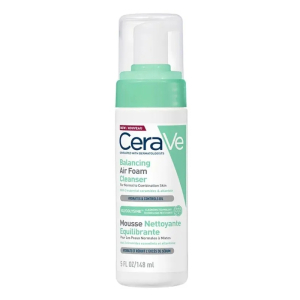 Cerave mousse detergente riequilibrante 148 ml &ndash; delicata per pelli sensibili e miste