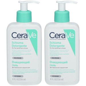 Cerca Prezzi di cerave schiuma detergente viso pelle grassa seboregolatrice 2x236 ml s e acquista online