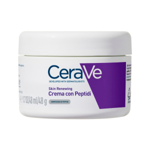 Cerca Prezzi di cerave skin renewing crema viso peptidi, con complesso di peptidi, 3 ceramidi essenziali e niacinamide,  per i primi segni dell'età, 48g e acquista online