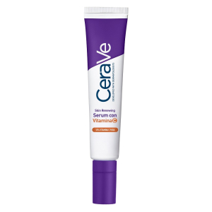 Cerave skin renewing siero vitamina c, con 10% vitamina c pura, 3 ceramidi essenziali, acido ialuronico e vitamina b5, per i primi segni dell'età, 30 ml