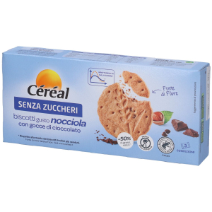 Cereal biscotti nocciola senza zucchero 132 g