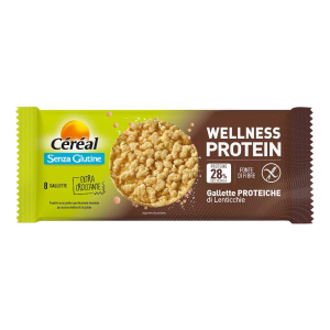 Céréal wellness protein gallette proteiche di lenticchie senza glutine gusto naturale 70 grammi