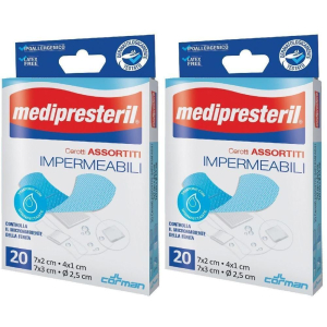 Cerca Prezzi di cerotti assortiti medipresteril impermeabili 20 pezzi 2x20 pz cerotto e acquista online