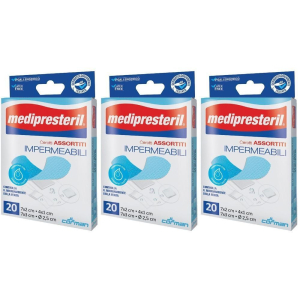 Cerca Prezzi di cerotti assortiti medipresteril impermeabili 20 pezzi 3x20 pz cerotto e acquista online