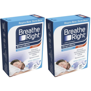 Cerca Prezzi di cerotti nasali breathe right trasparenti grandi 30 pezzi 2x30 st e acquista online
