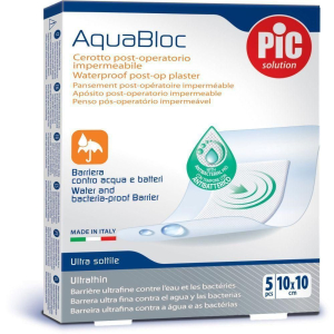 Cerca Prezzi di cerotto pic aquabloc 10x10cm antibatterico 5 pezzi 4x5 st e acquista online