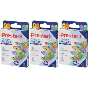 Cerca Prezzi di cerotto presteril sili-soft kids 5,8x2 cm 12 pezzi 3x12 st e acquista online