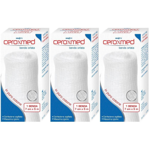 Cerca Prezzi di ceroxmed benda in garza idrofila orlata 7x5 cm 1 pz bendaggio/i e acquista online