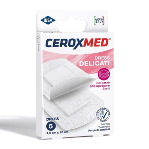 Cerca Prezzi di ceroxmed cerotti dress delicati 7,5cm x 10cm 4x5 pz cerotto e acquista online