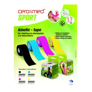 ceroxmed sport kinetic tape bl bugiardino cod: 924788704 