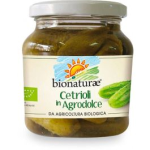bionaturae cetrioli in agrodolce bio 290 g bugiardino cod: 922957093 