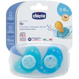 chicco succhicco air boy cau 0-6 2 pezzi bugiardino cod: 970801852 