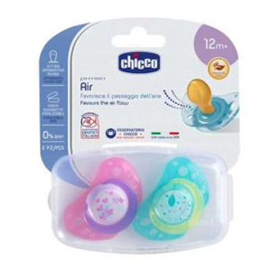 chicco succhicco air lumi cau 12m+ 2 pezzi bugiardino cod: 970711228 