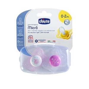 chicco succhicco micro grl 0-2m 2 pezzi bugiardino cod: 971209212 