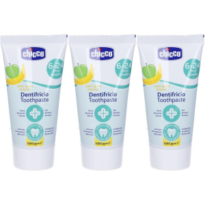 Cerca Prezzi di chicco dentifricio mela-banana 6-24 mesi con fluoro 3x50 ml e acquista online