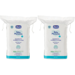 Cerca Prezzi di chicco quadrotti morbido cotone set da 2 2x60 pz salviette e acquista online