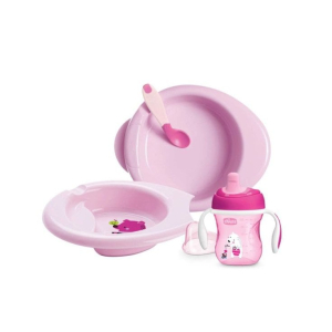 Cerca Prezzi di chicco - set svezzamento 6+ mesi rosa confezione 3 pezzi e acquista online