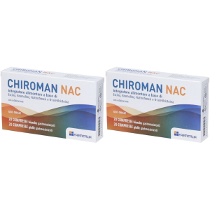 Cerca Prezzi di chiroman nac set da 2 2x40 pz compresse e acquista online