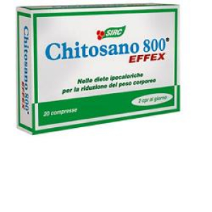 chitosano 800 effex20 compresse bugiardino cod: 905901195 