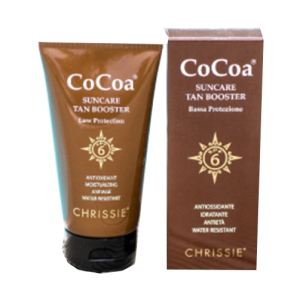 chrissie cosmetics cocoa suncare tan booster bugiardino cod: 934199353 