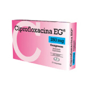 ciprofloxacina eg 10 compresse 250mg bugiardino cod: 037661016 