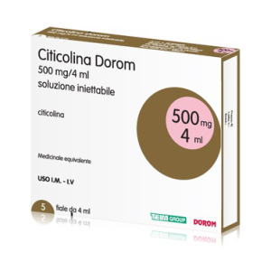 citicolina dorom intramuscolo iv 5f500mg bugiardino cod: 027648029 