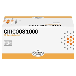 Citicoos 1000 integratore per il sistema nervoso e il metabolismo energetico 15 flaconcini bevibili da 10ml